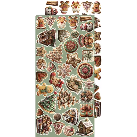 Craft O'Clock Kivágóív Oh, Christmas Night Christmas Extras to Cut Set (18 ív)