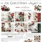 Craft O'Clock Scrapbook papírkészlet 12" (30 cm) Oh, Christmas Night Paper Collection Set (6 ív)