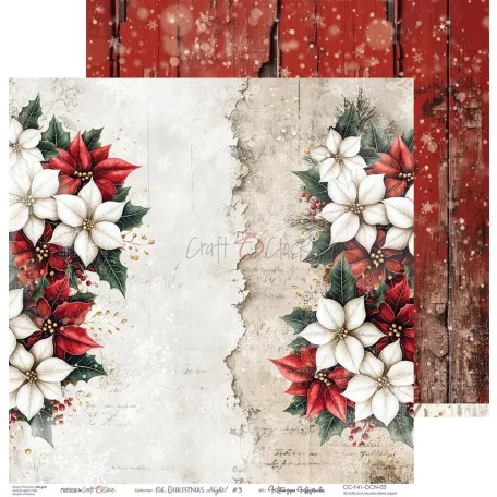 Craft O'Clock Scrapbook papírkészlet 12" (30 cm) Oh, Christmas Night Paper Collection Set (6 ív)