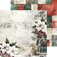   Craft O'Clock Scrapbook papírkészlet 8" (20 cm) Oh, Christmas Night Paper Collection Set (24 ív)