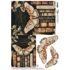   Alchemy of Art Rízspapír A4 - In Shades Of Blue - Freedom - Rice Paper (1 ív)