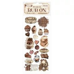   Stamperia Coffee and Chocolate Kaparós matrica  Vintage Sweet Moments Rub-On (1 ív)