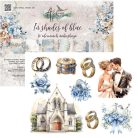 Alchemy of Art Papírkészlet 8" (20 cm) In Shades Of Blue Paper Collection Set (12 lap)