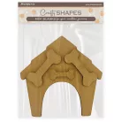 Stamperia Furry Friends MDF alap  Doghouse and Bones Crafty Shapes MDF BLANKS (1 db)