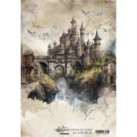  Alchemy of Art Rizspapír A4 - The Legends Of The Dragons - 2 - Rice Paper (1 ív)