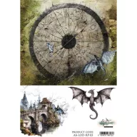   Alchemy of Art Rizspapír A4 - The Legends Of The Dragons - 3 - Rice Paper (1 ív)
