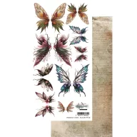   Alchemy of Art Kivágóív 6"X12" (15x30 cm) The Legends Of The Dragons Butterflies Double-sided paper (1 ív)