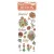 Stamperia Furry Friends Kaparós matrica  Flowers Rub-On (1 ív)