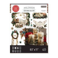   Redesign with Prima Sacred Night Collection Transzfer fólia 8.5"X11" (A4) Middy Decor Transfers (4 ív)
