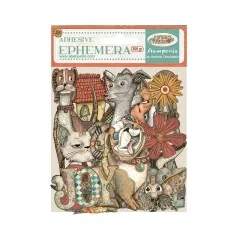   Stamperia Furry Friends Kivágatok - öntapadós Ephemera (1 csomag)