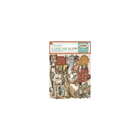 Stamperia Furry Friends Kivágatok - öntapadós Ephemera (1 csomag)