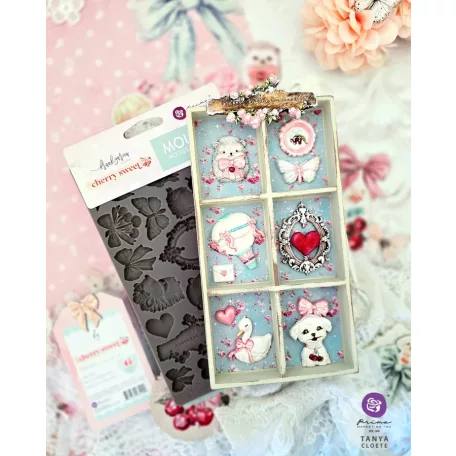 Redesign with Prima Cherry sweet Öntőforma 5″X8″ Décor Mould (1 db)