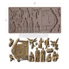 Redesign with Prima Holy Night Nativity Öntőforma 5″X10″ (12,7x25,4cm) Décor Mould (1 db)