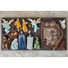 Redesign with Prima Holy Night Nativity Öntőforma 5″X10″ (12,7x25,4cm) Décor Mould (1 db)