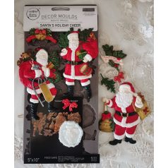   Redesign with Prima Santa's Holiday Cheer Öntőforma 5″X10″ (12,7x25,4cm) Décor Mould (1 db)