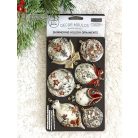 Redesign with Prima Shimmering Holiday Ornaments Öntőforma 5″X8″ Décor Mould (1 db)