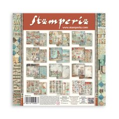   Stamperia Furry Friends Papírkészlet 8" (20 cm)  Paper Pack (10 ív)