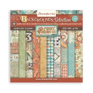   Stamperia Furry Friends Papírkészlet 8" (20 cm) Maxi Background Paper Pack (10 ív)