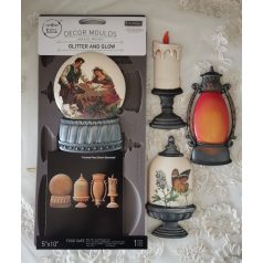   Redesign with Prima Glitter And Glow Öntőforma 5″X10″ (12,7x25,4cm) Décor Mould (1 db)