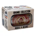 Studio Light Roses & Gears Átlátszó matricák Grunge Transparent Stickers on Roll (1 db)