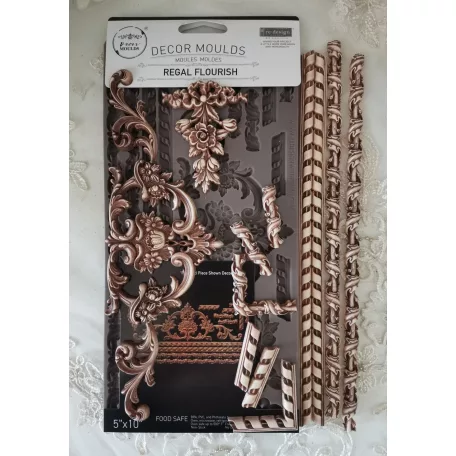 Redesign with Prima Regal Flourish Öntőforma 5″X10″ (12,7x25,4cm) Décor Mould (1 db)
