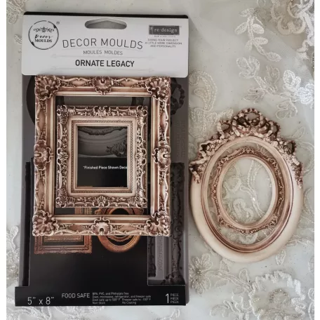 Redesign with Prima Ornate Legacy Öntőforma 5″X8″ Décor Mould (1 db)