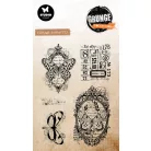 Studio Light Vintage Butterfly Szilikonbélyegző Grunge Clear Stamp (1 csomag)