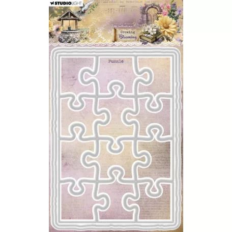 Vágósablon  Studio Light Growing & Blooming Cutting Die Puzzle (1 csomag)