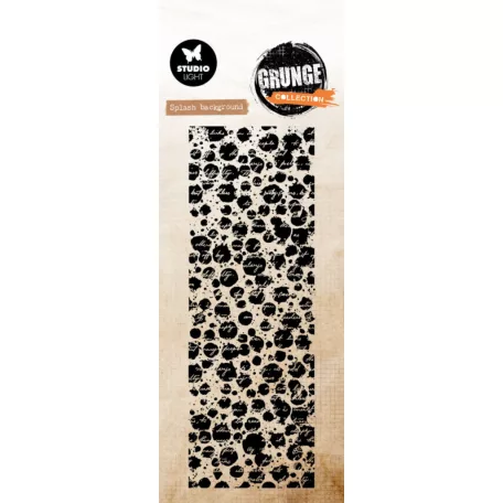 Studio Light Splash Background Szilikonbélyegző Grunge Clear Stamp (1 csomag)