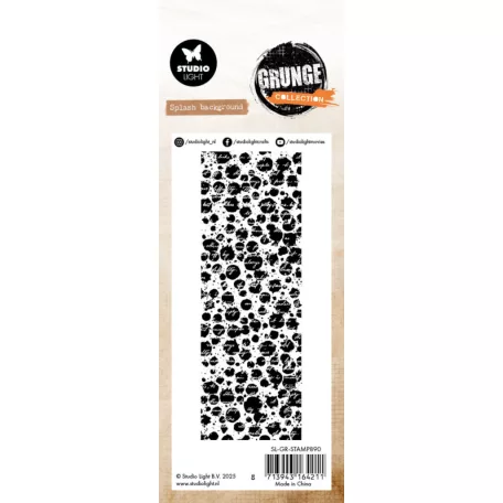 Studio Light Splash Background Szilikonbélyegző Grunge Clear Stamp (1 csomag)