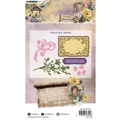   Vágósablon  Studio Light Growing & Blooming Cutting Die Decoration Pieces (1 csomag)