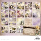 Papírkészlet 8" (20 cm) Studio Light Growing & Blooming Collage Paper (36 ív)