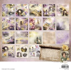   Papírkészlet 8" (20 cm) Studio Light Growing & Blooming Collage Paper (36 ív)