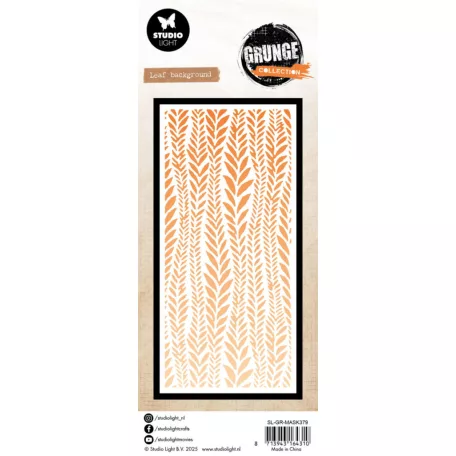Studio Light Leaf Background Stencil Grunge Mask (1 db)