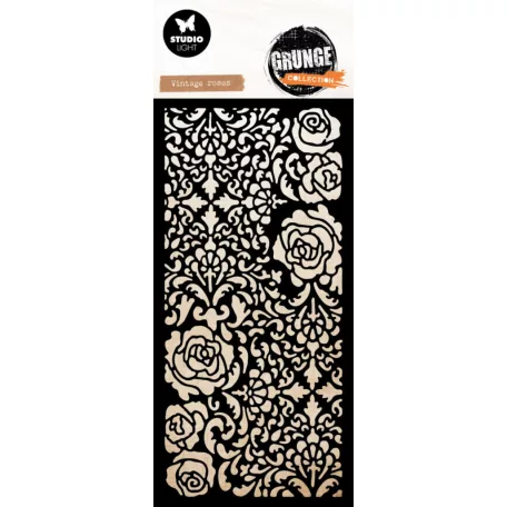 Studio Light Vintage Roses Stencil Grunge Mask (1 db)