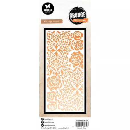 Studio Light Vintage Roses Stencil Grunge Mask (1 db)
