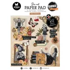Studio Light Paper Elements Perforált kivágatok A5 Grunge Die-cut Paper Pad (20 ív)