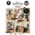 Studio Light Paper Elements Perforált kivágatok A5 Grunge Die-cut Paper Pad (20 ív)