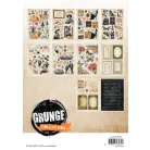 Studio Light Paper Elements Perforált kivágatok A5 Grunge Die-cut Paper Pad (20 ív)