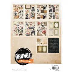   Studio Light Paper Elements Perforált kivágatok A5 Grunge Die-cut Paper Pad (20 ív)