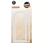 Studio Light Slimline & Labe Vágósablon Grunge Cutting Dies (1 csomag)