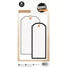 Studio Light Slimline & Labe Vágósablon Grunge Cutting Dies (1 csomag)