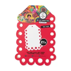 Art by Marlene Sun Style Címke Die-cut Paper Tags (21 db)