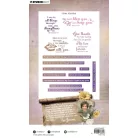 Szilikonbélyegző  Studio Light Growing & Blooming Clear Stamp Give Thanks (1 csomag)