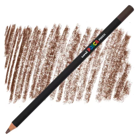 UNI POSCA olajbázisú színes ceruza SÖTÉT BARNA (22) 1db