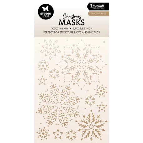Stencil A6Studio Light Snowflakes Christmas Mask (1 db)
