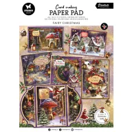   Papírkészlet A4Studio Light Fairy Christmas A4 Christmas Card Making Paper Pad (14 lap)