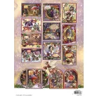 Papírkészlet A4Studio Light Fairy Christmas A4 Christmas Card Making Paper Pad (14 lap)