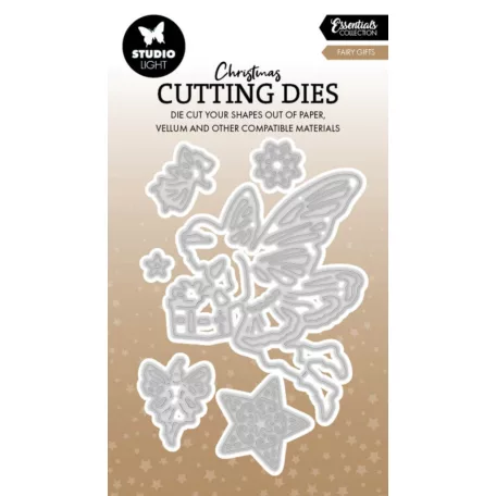 Vágósablon Studio Light Fairy Gifts Christmas Cutting Die (1 csomag)