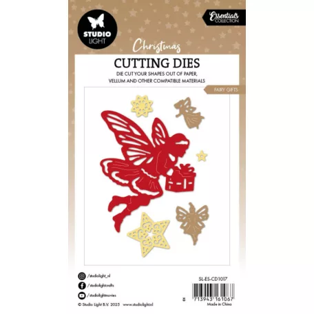 Vágósablon Studio Light Fairy Gifts Christmas Cutting Die (1 csomag)